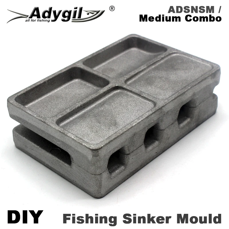 Adygil Molde plomo Pargo 3 cavidades pesca artesanal - imagen 4