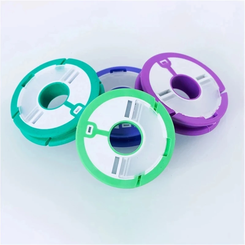 Caja de línea de pesca de alta calidad, tablero de bobinado de silicona, accesorios de herramientas de pesca, carrete principal de 4 ejes, tijeras de colores grandes - imagen 5