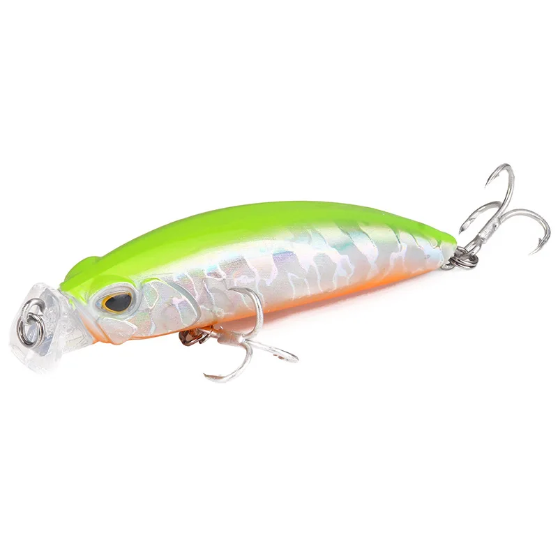 Señuelos de Pesca coloridos de 8cm y 10g, Topwater Crankbait, cebo duro Artificial para lubina, carpa, aparejos de Pesca en el mar - imagen 5