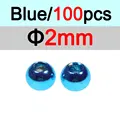 2mm Blue 100pc