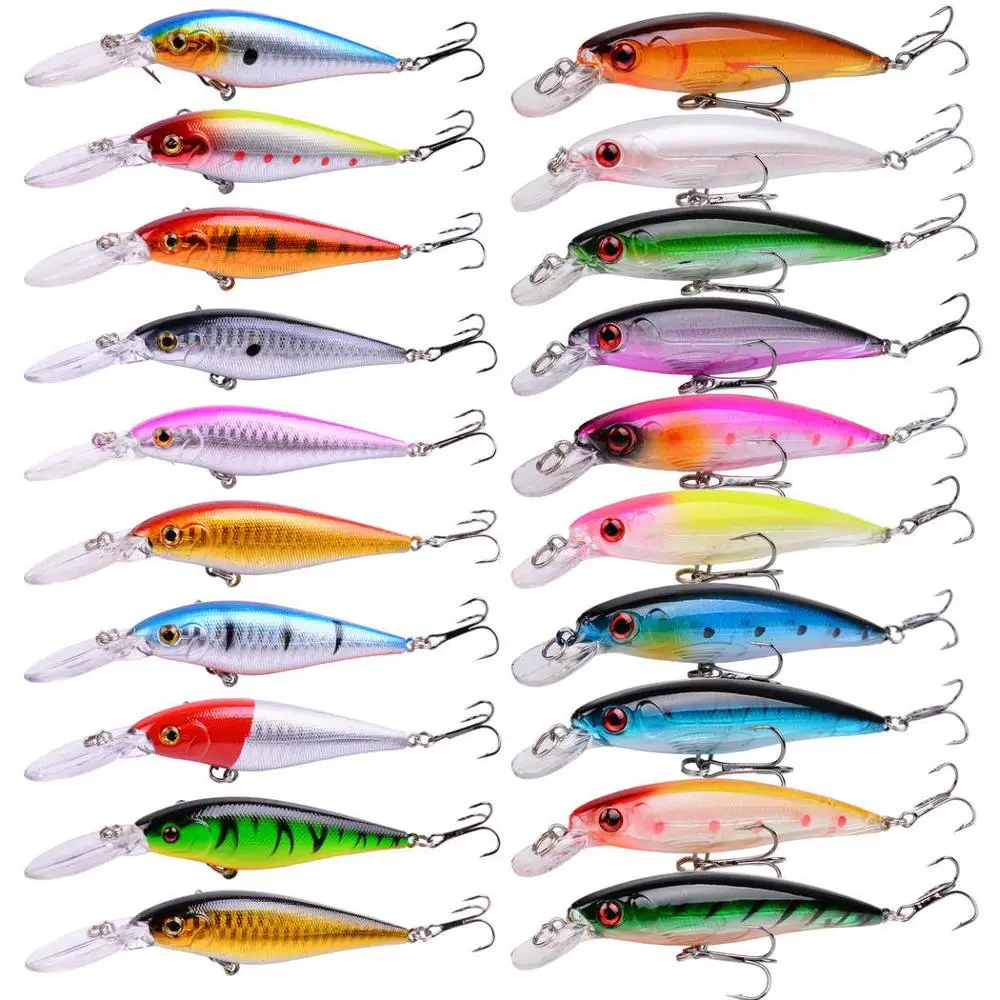 Juego de Señuelos de Pesca, Wobbler, Crankbait, Swimbait, Minnow, duro, suave, Artificial, Kit de Señuelos de Pesca, Spinners, aparejos de pesca de carpa - imagen 3