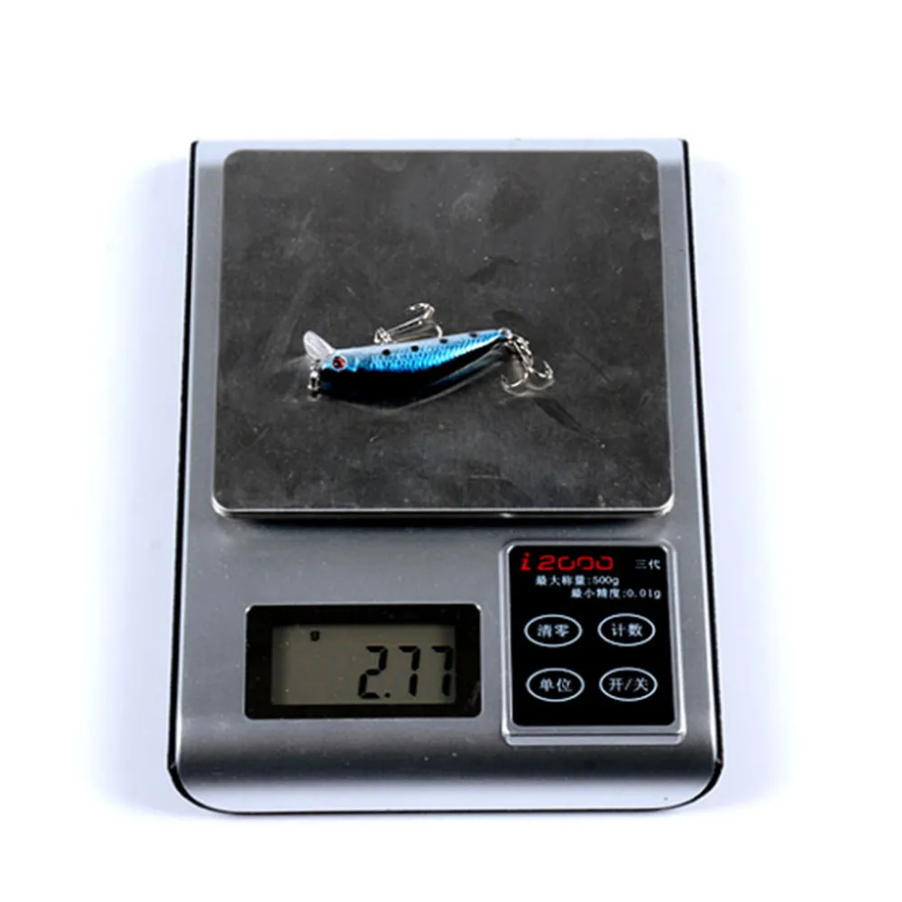 Señuelos de Pesca Minnow, 2,8g, 4,5 cm, Mini Wobblers de buceo, cebo duro Artificial para curricán, percha, aparejos de pesca lubina, 1 Uds. - imagen 3