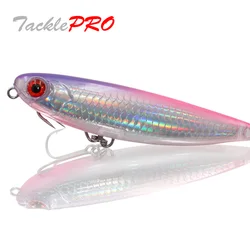 TacklePRO PE12 Topwater Vobler 2022 señuelo de pesca wobbler pececillo grande 85mm 11,7g cebo tipo lápiz señuelos para Crankbait leure vatalion