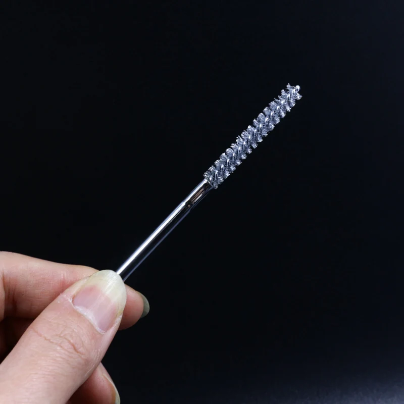 RoyalSissi-Juego de Herramientas de atado de moscas, cepillo de cerdas de alambre inoxidable y Punta curva, combo de herramientas de atado de moscas bodkin, nuevo, 1 Juego - imagen 4