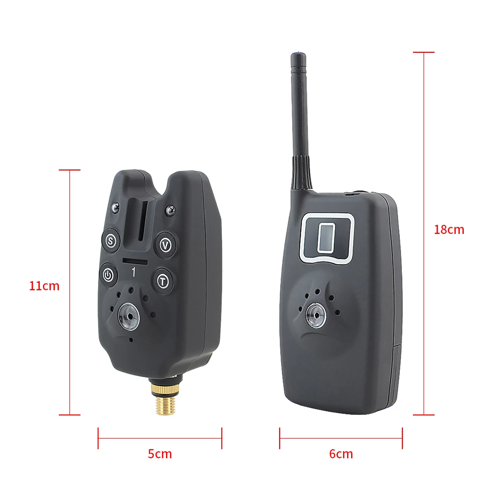 Alarmas de picada para carpa con pantalla LCD y swingers - imagen 3