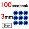 3mm Blue 100pcs