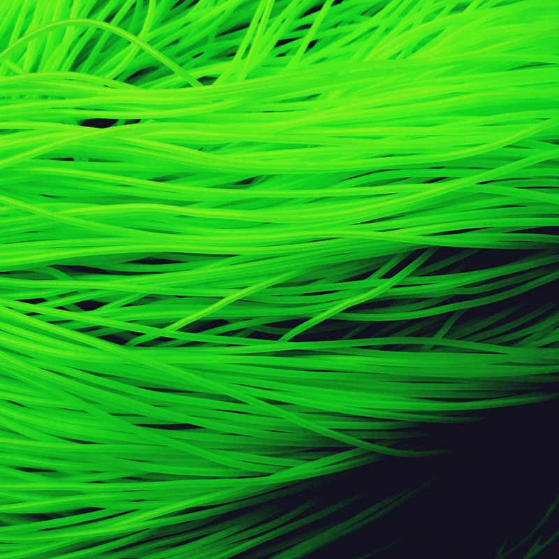 Tubo luminoso de silicona suave para pesca, anzuelo de pesca de mar profundo fluorescente, anzuelo luminoso, accesorios de alambre, color verde, 5M/10M - imagen 4