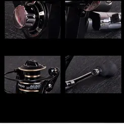 Carrete Spinning 12BB 1000-6000 para rock fishing y barco