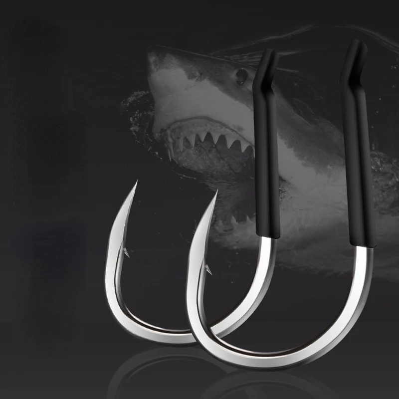 Anzuelos de Pesca de carpa, anzuelos de acero al carbono con púas, de atún, anzuelo de plantilla, anzuelo de cebo - imagen 5