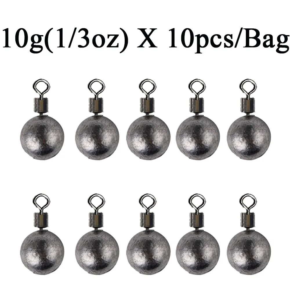 10g sinkers