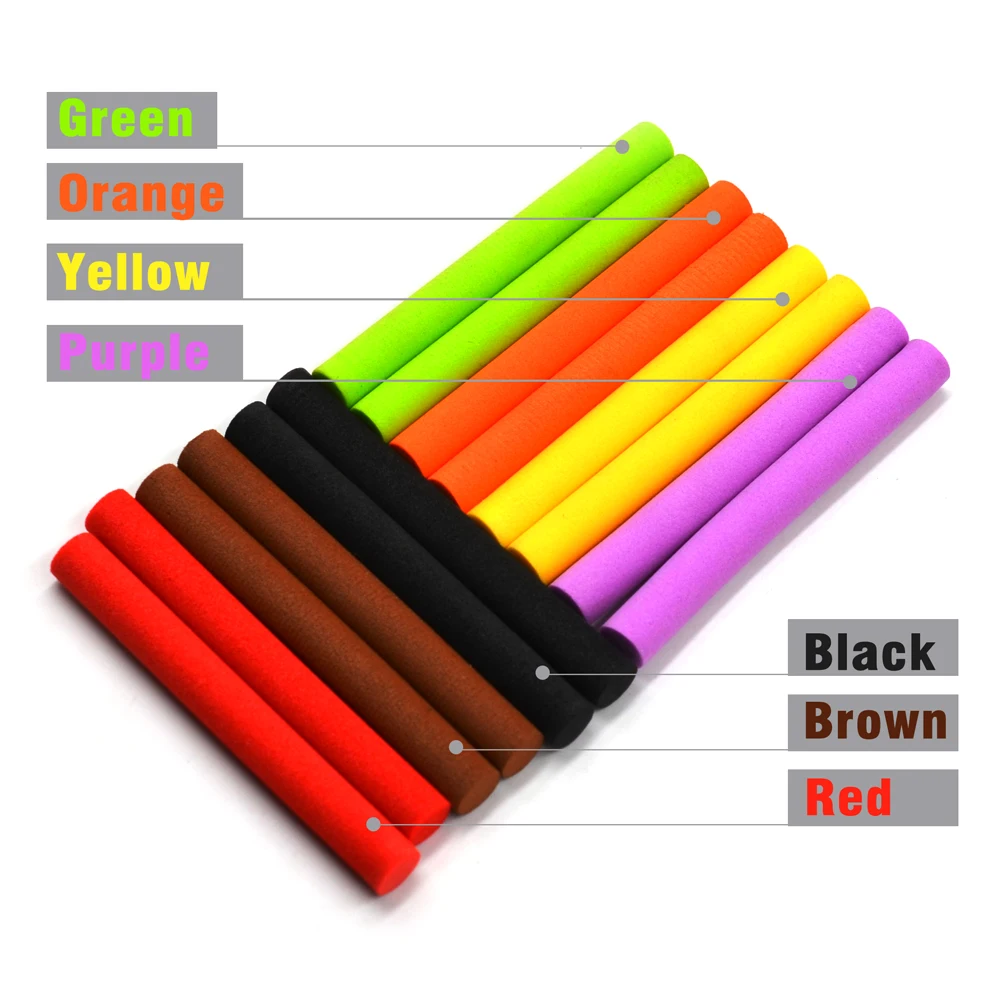 MNFT palos de espuma EVA para pesca de carpa, aparejo de atado de moscas, 8mm, 6mm, cilindro de 8mm, 5 unidades - imagen 3