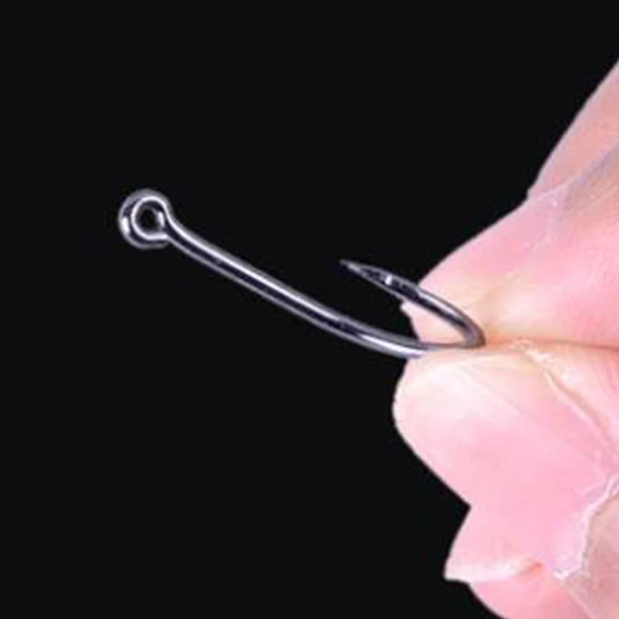 Anzuelos de acero con alto contenido de carbono para pesca, Kit de anzuelos de púas de acero inoxidable, carpa, agua dulce, para aparejos de pesca, 3-12 #, 500 piezas - imagen 3