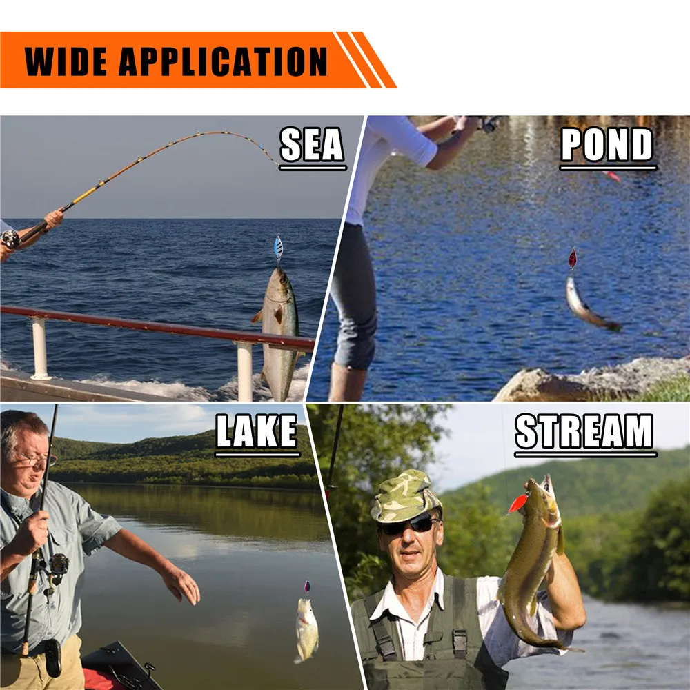 Juego de Señuelos de Pesca, 24 piezas/12 piezas, 5g, para trucha, lubina, salmón - imagen 5