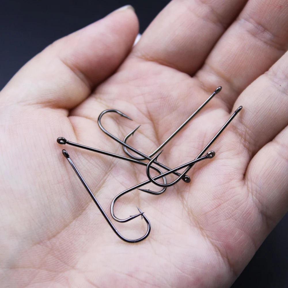 10 Uds./30 Uds. Anzuelos de pesca de pescado largo, anzuelo de articulación doblada redonda gamakatsu - imagen 5