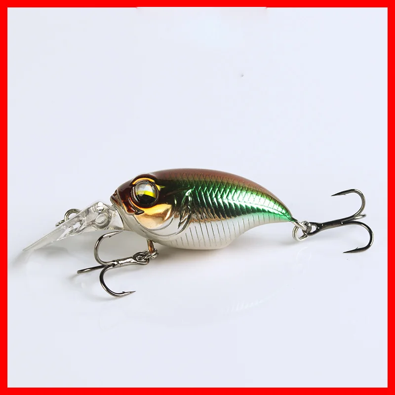 BassLegend pesca flotante Mini Crankbait Griffon cebo Bass Pike trucha señuelo 38mm 5,7g profundidad 1,2 m sonajero - imagen 3