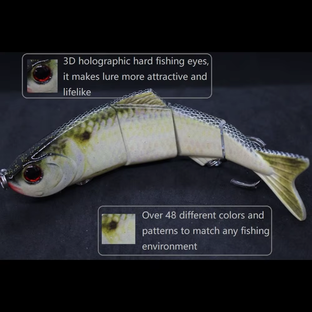 WLure Swimbait Señuelo articulado natación realista - imagen 4