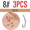 3pcs MIX Size 8