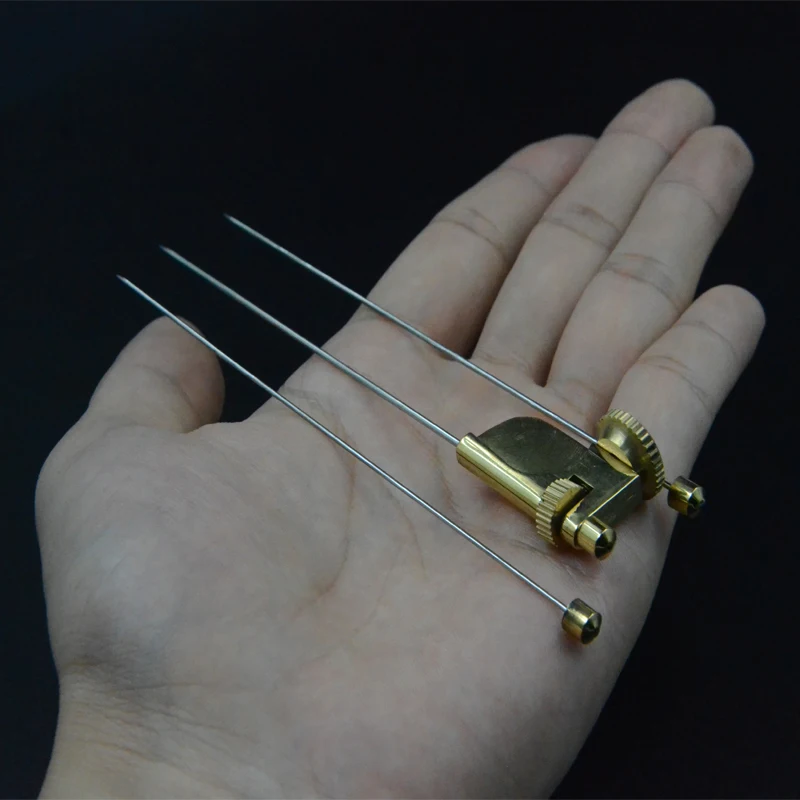 Herramientas atado moscas: tubo fijación agujas y adaptador latón - imagen 4