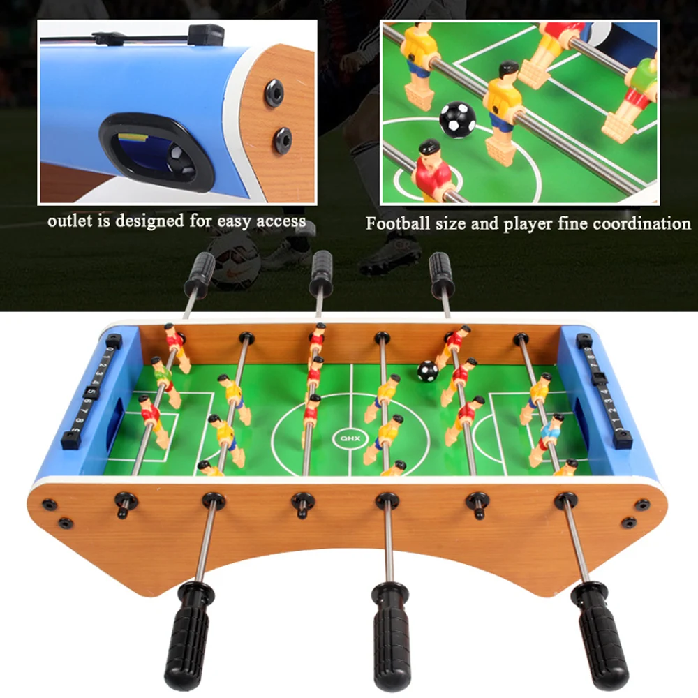 Máquina de fútbol de mesa creativa, juguete de escritorio de 6 bares, interactivo para padres e hijos, entretenimiento interior, tablero, juego deportivo para niños - imagen 4