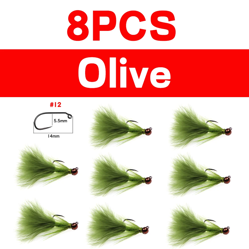 8pcs Olive