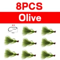 8pcs Olive