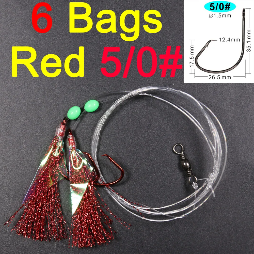 6bags Red 5I0