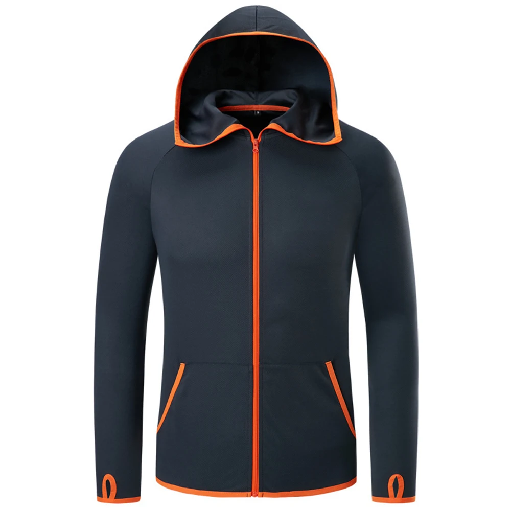 Ropa de pesca para hombre, ropa hidrofóbica técnica, listado, informal, seda de hielo, impermeable, informal, kleding, chaquetas con capucha para acampar al aire libre - imagen 4