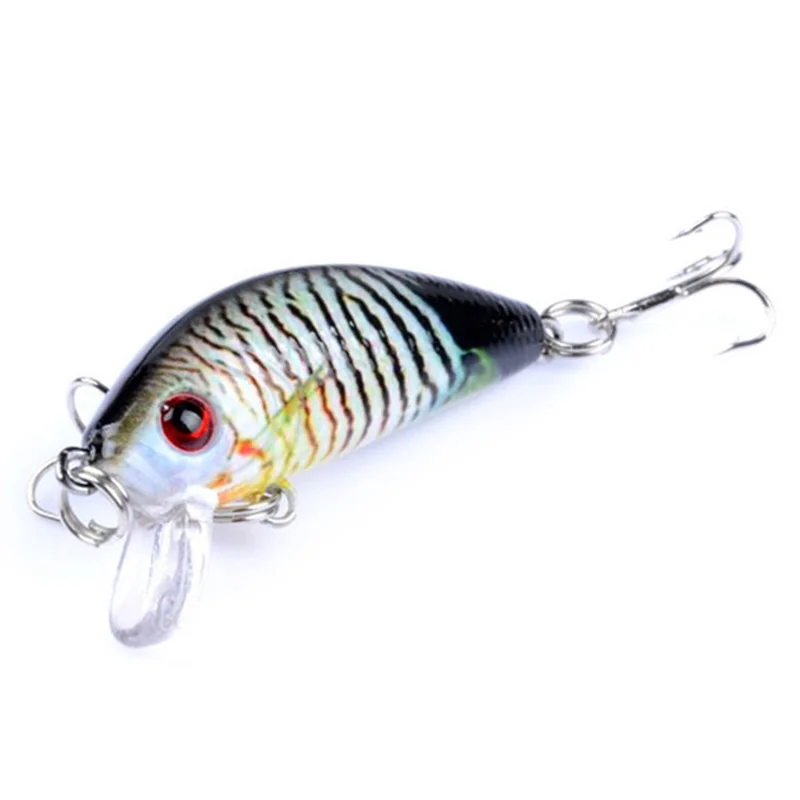Señuelos de Pesca Minnow, 50mm, 4,5g, manivela Artificial, cebo duro Crankbait, Wobblers, señuelo de Pesca de Japón, 1 ud. - imagen 4