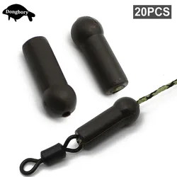 Cuentas amortiguador carpa goma cabeza redonda para nudos