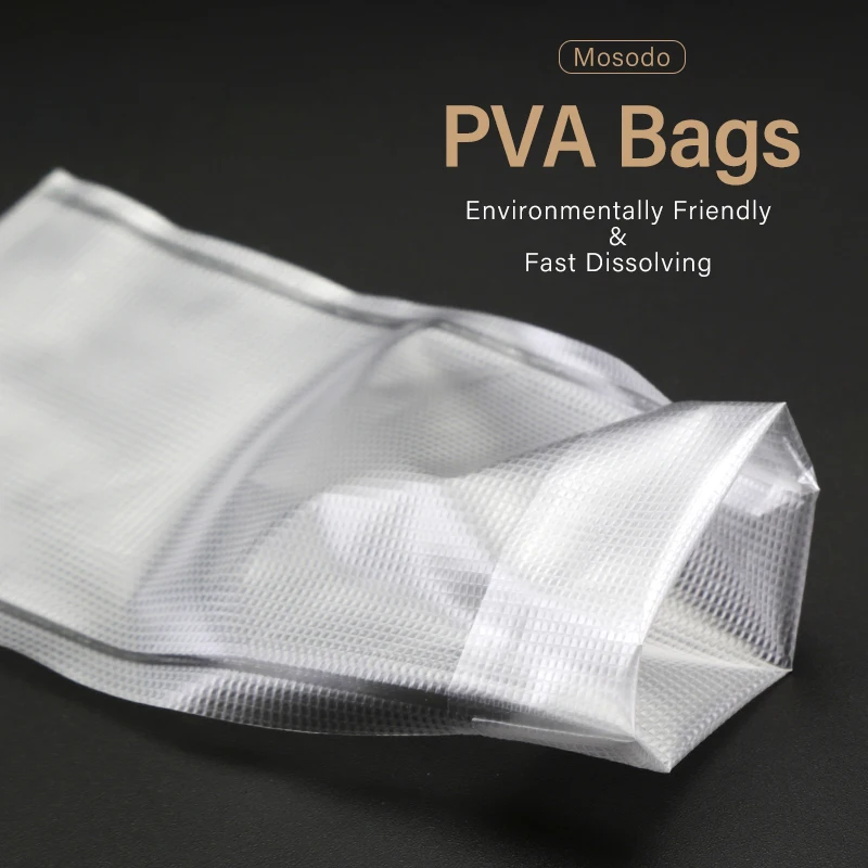 Mosodo-Bolsa de PVA de pesca Soluble en agua, bolsa de cebo de Boilie grueso, accesorios de herramientas de aparejos de pesca de carpa, 4 tamaños, 50 unidades por lote - imagen 5