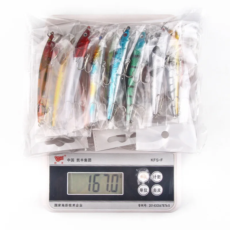 Shuo-Juego de cebos falsos para pesca al aire libre, conjunto combinado de 20 unidades de cebo, gea, plátano, pez gato, carpa, trucha, señuelo de pesca - imagen 4