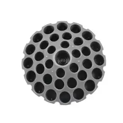 Bimoo Organizador Rotativo Fly Tying – Base Acero Inoxidable para Montaje de Moscas