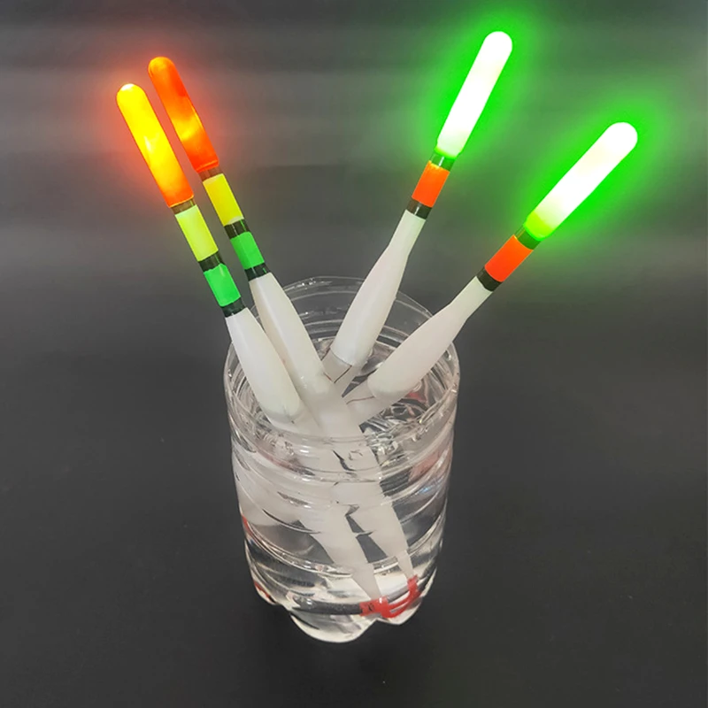 Flotador de pesca eléctrico LED, 2 piezas, aparejos de pesca flotantes en aguas profundas, equipo de pesca Bobber con batería de electrones - imagen 3