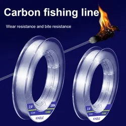 Línea fluorocarbono transparente 100m – Resistente a la abrasión