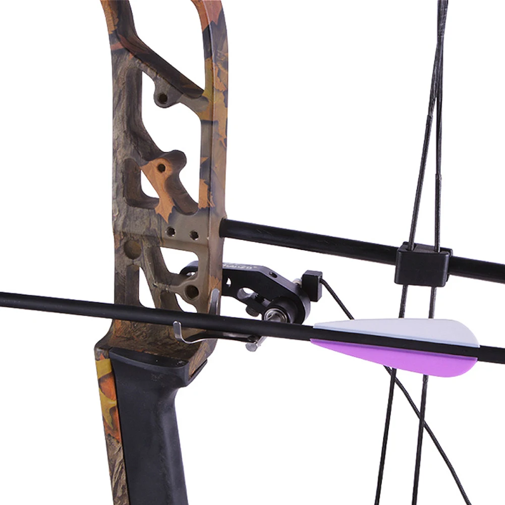 Flecha de arco compuesto de eje corto, descanso de flecha de tiro con arco, soporte de flecha, arco compuesto de bola de acero - imagen 4