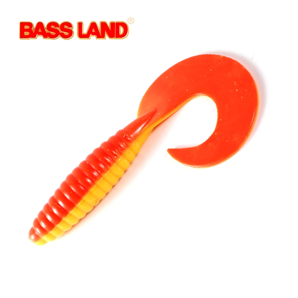 Señuelos de vinilo Bassland – Larva para lucio y jigging