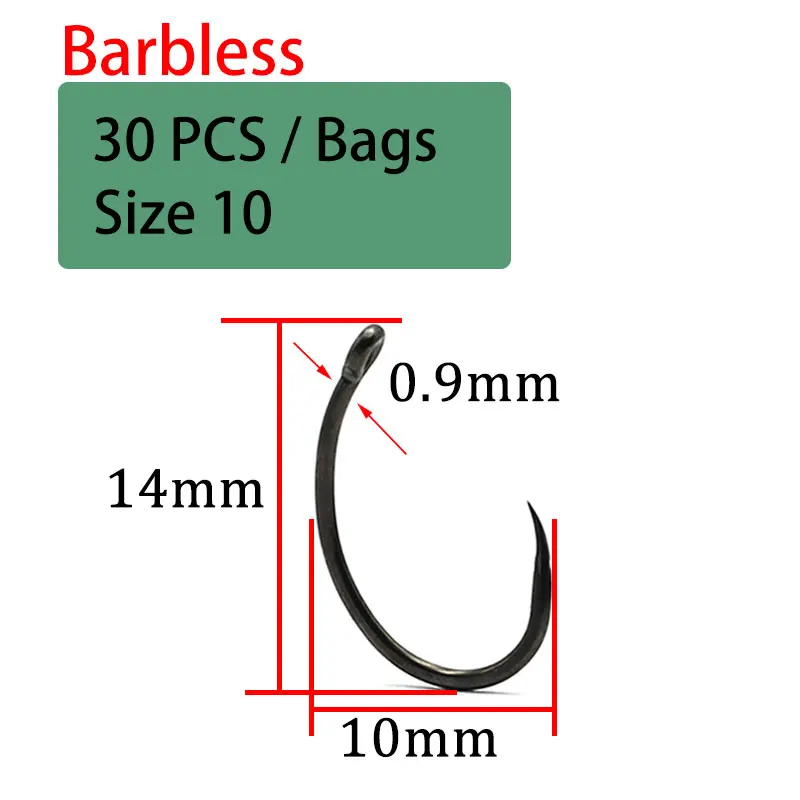 Barbless-Size 10