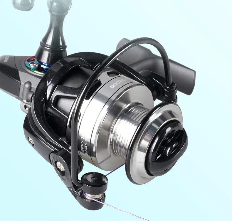 Experimente la emoción de la pesca con este carrete de alto rendimiento
