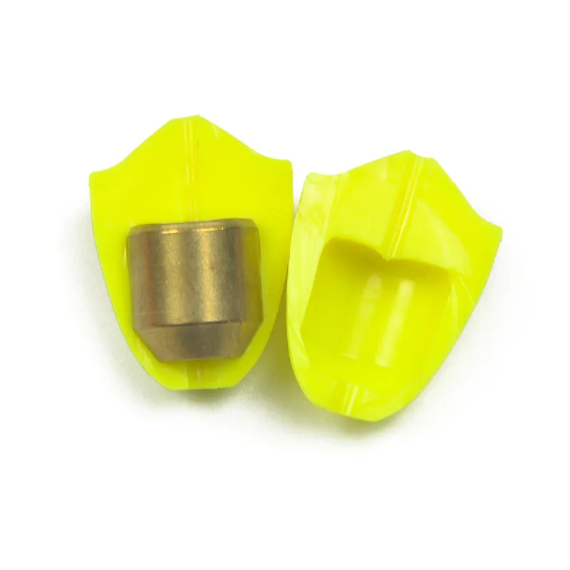 Accesorios para aparejos de pesca, flotador de goma subacuático, plomo de cobre hacia abajo, peso anticolisión, lote de 5 piezas en oferta - imagen 4