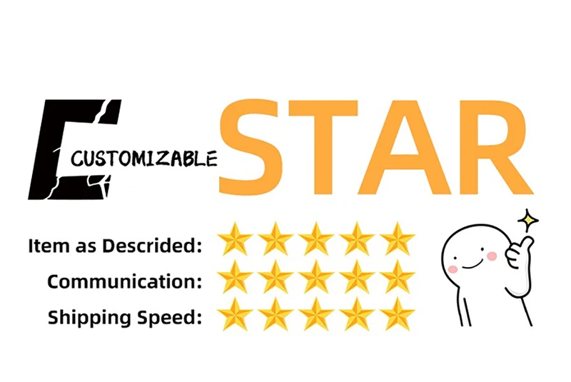 Calificación estrella personalizable para una mayor satisfacción del cliente