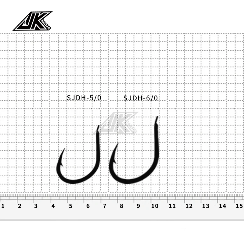 Anzuelos de pesca JK 5/0 6/0, anzuelos de plantilla lenta de plata con púas de mar, anzuelo de demonio con cabeza resistente 4X, Jigging Shore para lanzamiento lento, Japón - imagen 3