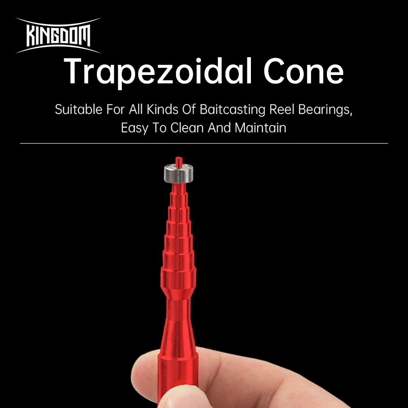 Kingdom Tools para mantenimiento de carretes, herramienta de rodamiento para Kit de reparación de carretes giratorios para carrete de Baitcasting, herramientas de uso ligero, 10 Uds. - imagen 4