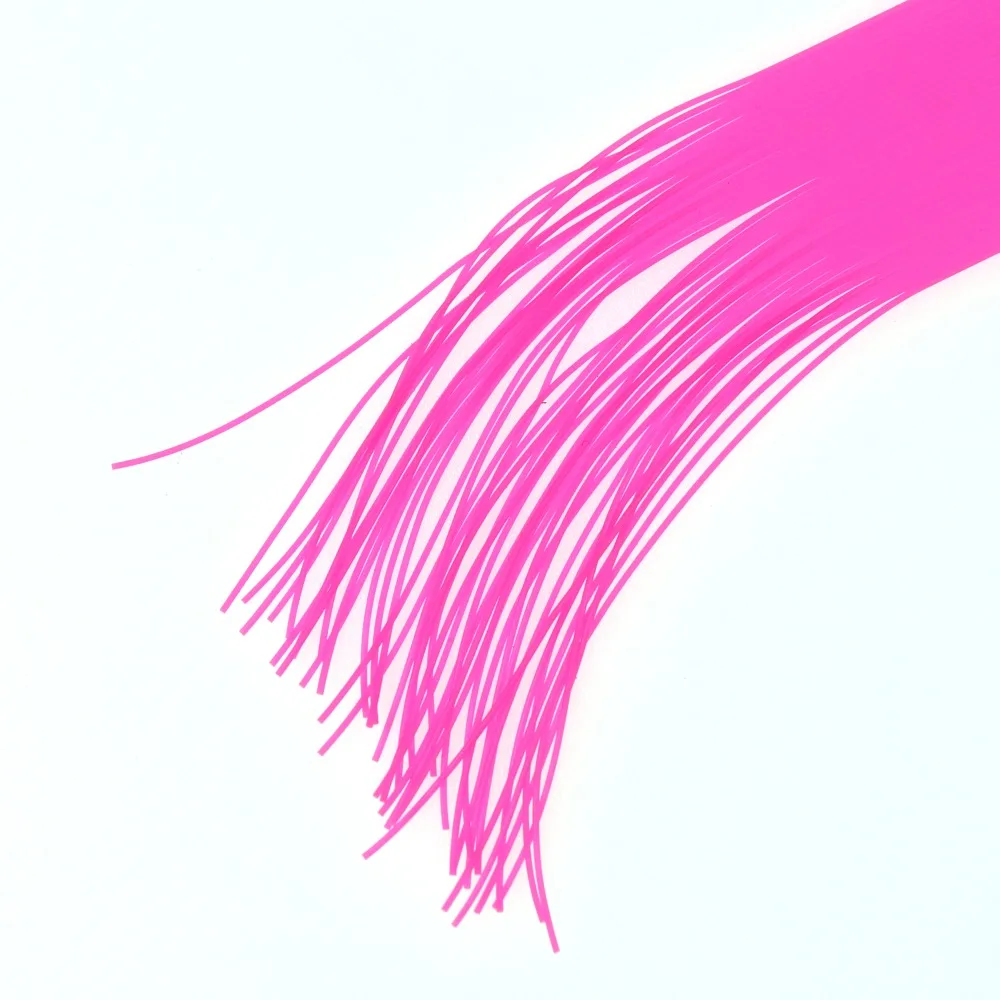 Wifreo 40 hebras 30cm cuerda de goma de silicona para gusano suave trucha mosca piernas pesca plantilla señuelo faldas Material de atado de moscas - imagen 5