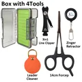 4 tools with box