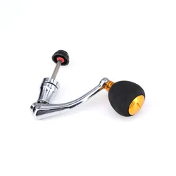 Manija eléctrica con brazalete basculante para carrete de pesca