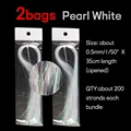 2 bags pearl white
