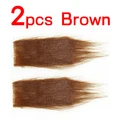 2pcs Brown