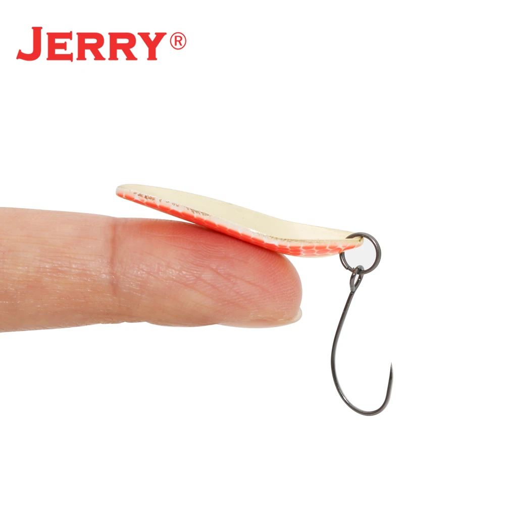 Jerry Draco Micro Cuchara Trucha Señuelos UL UV Colores Aparejos de pesca ultraligeros Cebo artificial de agua dulce - imagen 5