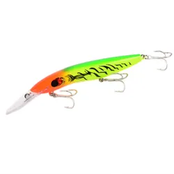 1 piezas gran Minnow Señuelos de Pesca japonesa 25g/16 cmHard cebo con #2 de alto carbono gancho profundo buceo pesca bajo Pike atraer
