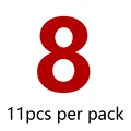 8  11pcs per pack